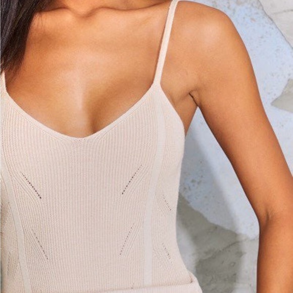 Viscose bodysuit (nude, NWOT) new NO tags. Pretty little things - Picture 4 of 8